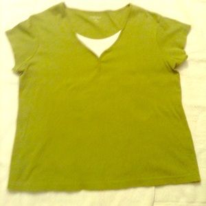 Van Heusen Women's Top Size XL  Short Sleeve